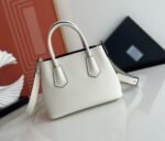 White Prada Double Mini Bag Replica - Image 10