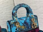 Dior Lady D-Lite Medium Bag Fake in Multicolor Toile de Jouy Voyage Embroidery - Image 5