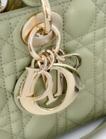 Dior Lady D-Joy Medium Bag Knockoff in Ethereal Green Cannage Lambskin - Image 5