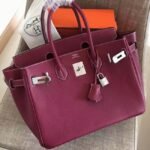 Ruby Color Designer-Inspired Hermes Birkin 35cm Replica Purse - Image 6