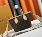 Louis Vuitton Monogram Canvas Neverfull BB Tote In Beige - Image 4