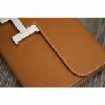 Brown replica Hermes Constance wallet - Image 6