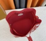 Louis Vuitton X YK Epi Leather NeoNoe MM Red Bag In White Infinity Dots - Image 7