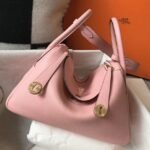 Replica Hermes Lindy 26cm handbag in pink