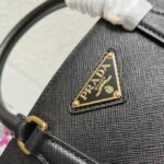 Black Prada Galleria Mini Bag Best Replica - Image 8