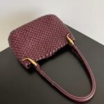Replica Bottega Veneta Clicker Small Bag Bordeaux - Image 8