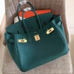 1:1 Copy Hermes Birkin 30cm Bag in Malachite Shade - Image 3