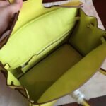 Yellow Hermes Birkin 25cm Premium Handmade Imitation - Image 6