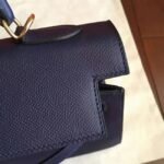 Sapphire Epsom Fake AAA Hermes Kelly 32cm Sellier Handbag - Image 6