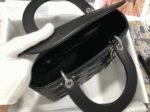 Dior Lady Dior Medium Bag Fake in Noir - Image 2