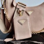 Prada Re-Edition Shoulder Bag Replica in Beige - Image 7