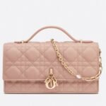 Dior Miss Dior Mini Bag Fake in Poudre Cannage Lambskin