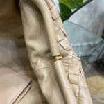 Fake Bottega Veneta Large Pouch Clutch Bag Beige - Image 10