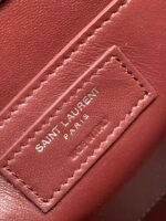 CASSANDRA MEDIUM TOP HANDLE BAG IN GRAIN DE POUDRE EMBOSSED LEATHER - Image 3