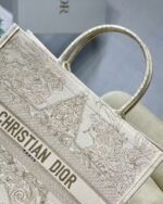 Dior Large Book Tote Bag Replica in Dior Around the World Stella Embroidery - Image 2