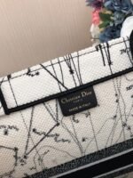 Dior Large Book Tote Bag Replica in Latte Zodiac Embroidery - Image 6