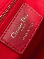 Dior Small Lady Dior My ABCDior Bag Fake in Red - Image 9