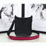Black Evelyne II TPM Knockoff Hermes Messenger Shoulder Bag - Image 2