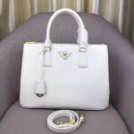 White Prada Galleria Large Bag Top Quality - Image 5