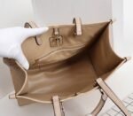 Louis Vuitton Monogram Empreinte Giant Onthego MM Bag In Beige - Image 5