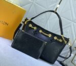 Louis Vuitton Monogram Empreinte Leather Bundle Bag In Black - Image 2