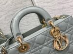 Dior Lady D-Joy Medium Bag Fake in Grey Patent Cannage Calfskin - Image 8