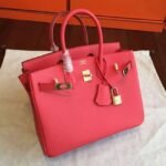 Rose Red Hermes Birkin 25cm AAA Imitation - Image 4
