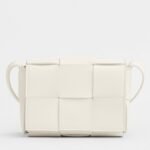 Top Quality Imitation Bottega Veneta Candy Cassette Bag In White