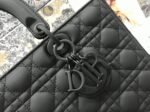 Black Dior Lady Dior Imitation Large Handbag - Image 3
