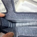 Dior Mini Book Tote Bag Fake in Denim Blue Oblique - Image 2