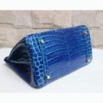 Electric Blue Hermes Birkin 30cm Top-Grade Replica Purse - Image 3