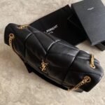 PUFFER SMALL BAG IN QUILTED SUEDE - Image 4