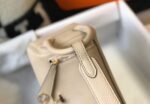 Top replica Hermes Lindy Mini handbag in trench color - Image 6