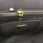 Black Prada Galleria Tote Replica – Large Size - Image 7