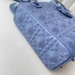 Dior Small Lady Dior My ABCDior Bag Replica in Denim Calfskin with Diamond Motif - Image 7