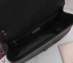 Knockoff Bvlgari Serpenti Cabochon Medium Bag Black Calfskin - Image 6