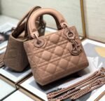 Dior Lady Dior Mini Chain Bag Replica in Blush - Image 9