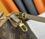 Louis Vuitton Neverfull Bandouliere Inside Out BB Tote In Monogram Canvas And Khaki Green Leather - Image 9
