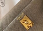 Hermes Kelly Mini II Bag Replica in Taupe Grey - Image 5