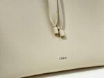 Top Quality Replica Chloe Marcie Hobo Bag in White Grained Leather - Image 3
