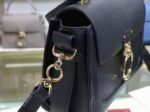 Top Quality Knockoff Chloe Small Tess Day Bag In Black Grained Leather - Image 4