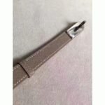 Etoupe epsom fake designer Hermes Kelly belt - Image 2
