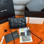 Replica Saint Laurent Puffer Small Chain Bag Noir Lambskin - Image 10