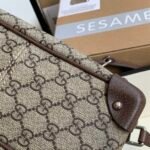 GG shoulder bag with leather details - Image 6