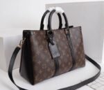 Louis Vuitton Monogram Canvas Soufflot MM Bag In Black - Image 2