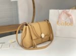 Top Quality Replica Chloe Penelope Medium Shoulder Bag in Beige Grained Calfskin - Image 10