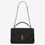 Replica Saint Laurent College Large Chain Bag Black