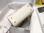 Dior Lady Dior Mini Chain Bag in White Lambskin with Star Embroidery - Image 5