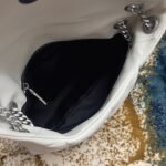 Replica Saint Laurent Puffer Small Chain Bag Ivory Lambskin - Image 9