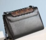 Louis Vuitton Epi Leather Twist MM Canvas Trompe loeil Braid Bag In All Black - Image 4